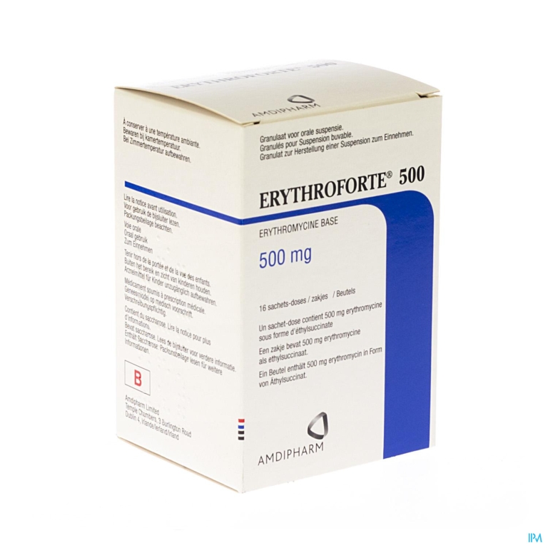 Erythroforte 500 Pulv 16 X 500mg