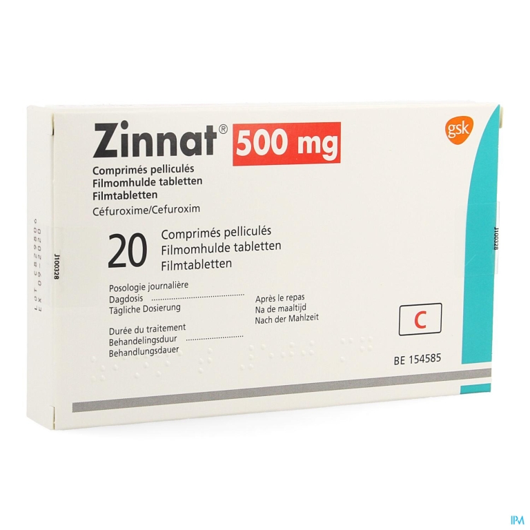 Zinnat 500 Comp 20x500mg