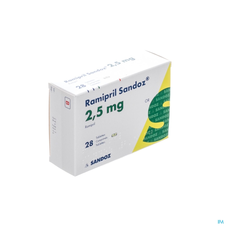 Ramipril Sandoz 2,5mg Tabl 28 X 2,5mg