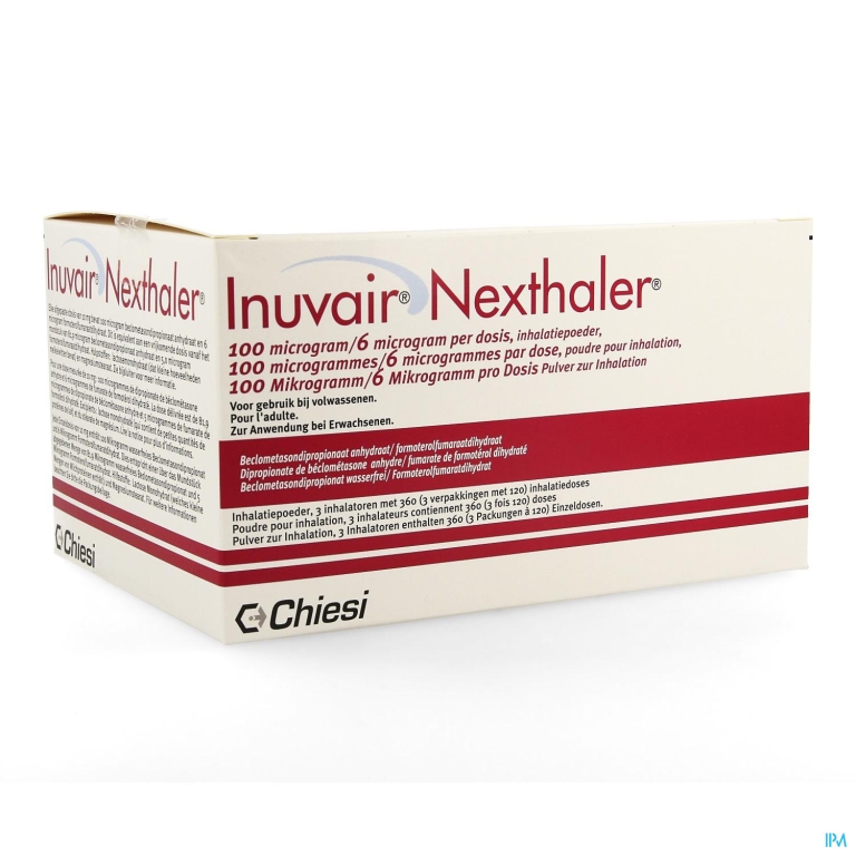 Inuvair 100/6mcg Nexthaler Doses 3×120