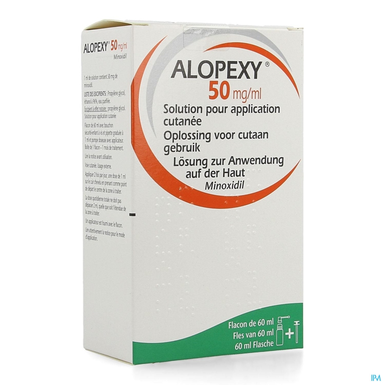 Alopexy 50mg/ml Opl Cutaan Gebruik Fl 1x60ml