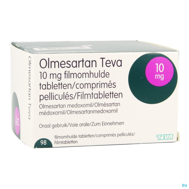 Olmesartan Teva 10mg Filmomh Comp 98