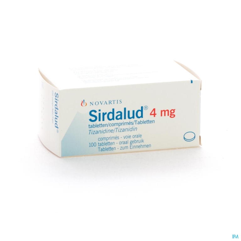 Sirdalud Comp 100 X 4mg