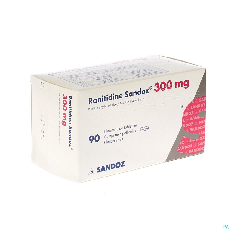 Ranitidine Sandoz 300mg Comp 90 X 300mg