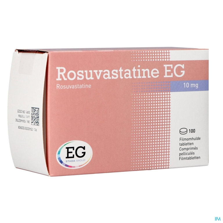 Rosuvastatine EG 10Mg Filmomh Tabl 100