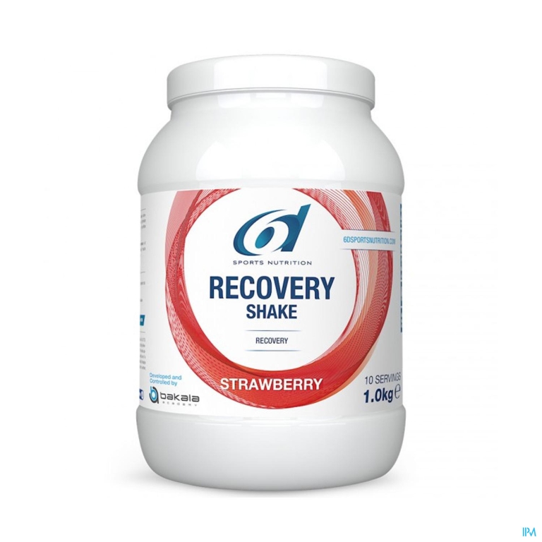 6d Sixd Recovery Shake Strawberry 1kg