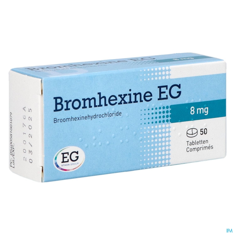 Bromhexine EG         Tabl 50 X 8Mg