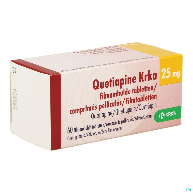 Quetiapine Krka 25mg Filmomh Tabl 60