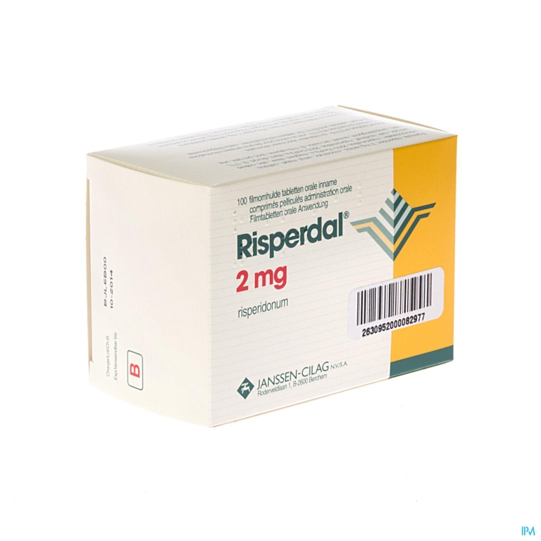 Risperdal 2mg Pi Pharma Comp 100 X 2mg Pip