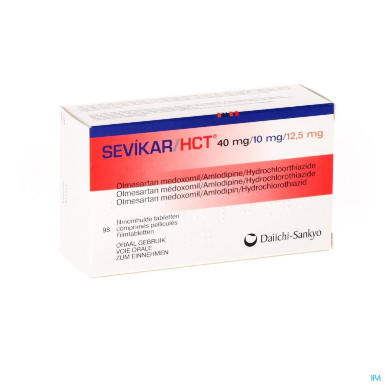 Sevikar Hct 40mg/10mg/12,5mg Filmomh Tabl 98