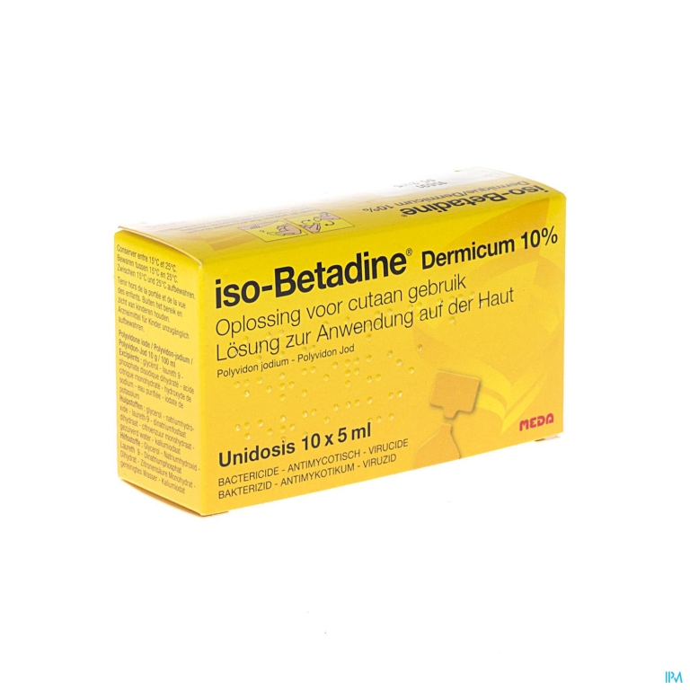 Iso Betadine Derm 10% Unidose Fl 10x5ml