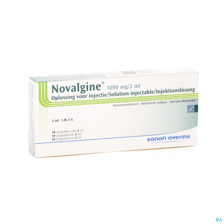 Novalgine Amp. 10 X 2ml Sol. 50 %