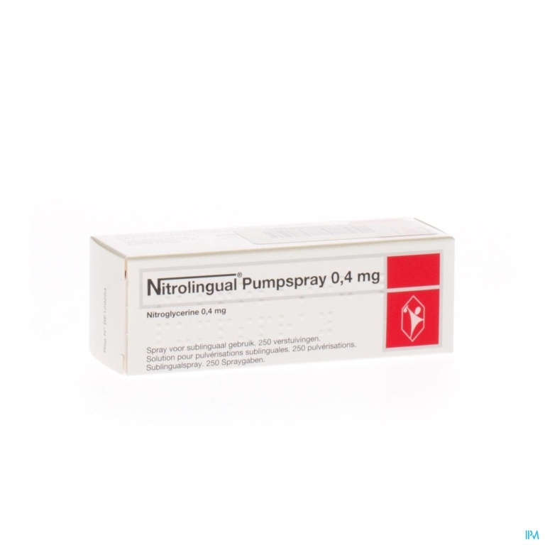 Nitrolingual Pumpspray 1x250dos 0,4mg/dos