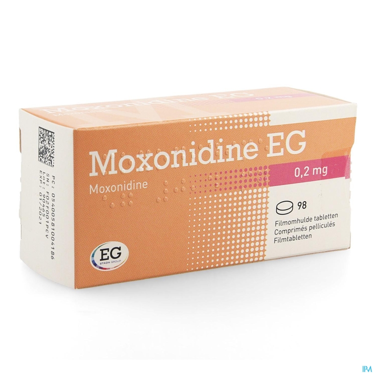 Moxonidine EG Tabl 98X0,2Mg