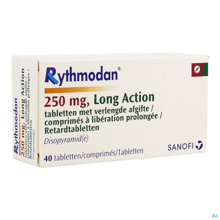 Rythmodan La Comp 40 X 250mg