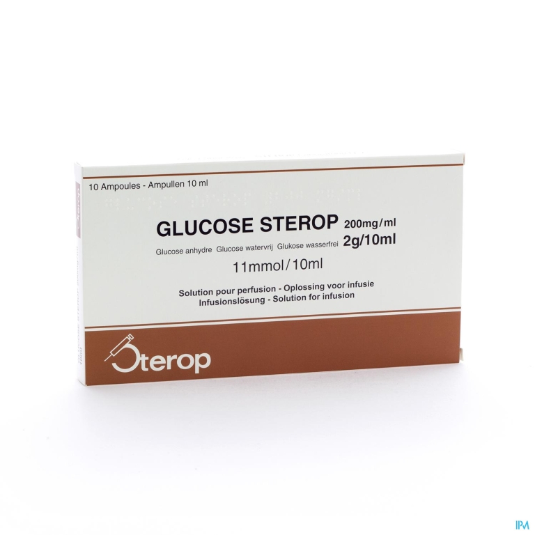 Glucose 20 % Sterop 2g/10ml 10