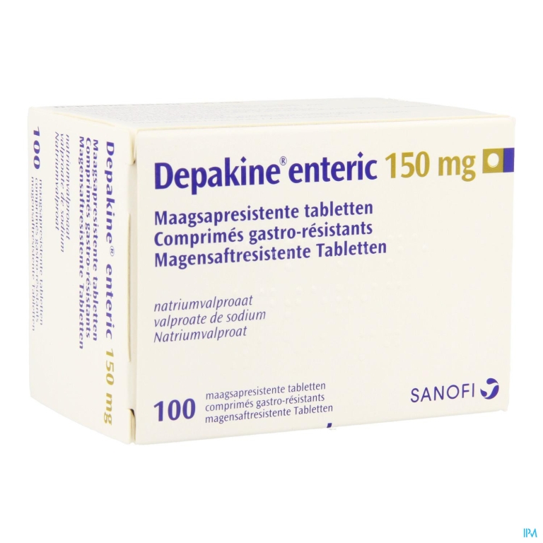 Depakine Drag Enteric 100 X 150mg