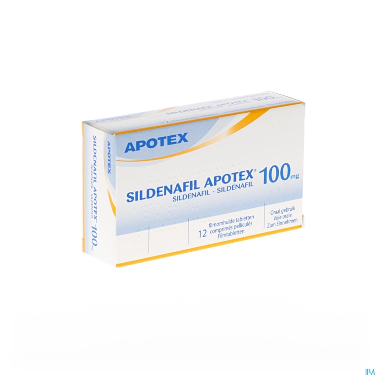 Sildenafil 100mg Apotex Filmomh Tabl 12x100mg