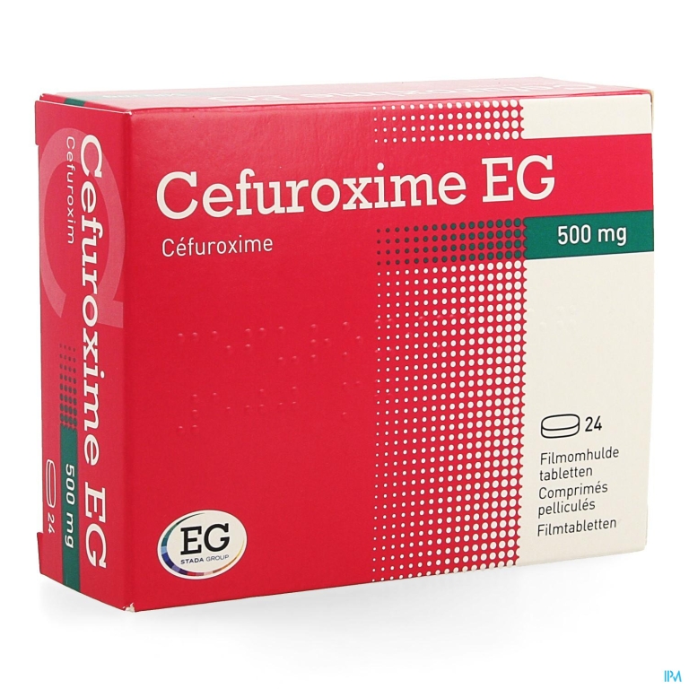 Cefuroxime EG 500Mg Filmomh Tabl 24 X 500Mg