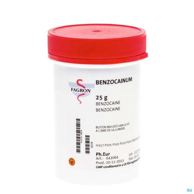 Benzocaine Vrac 25g Fag