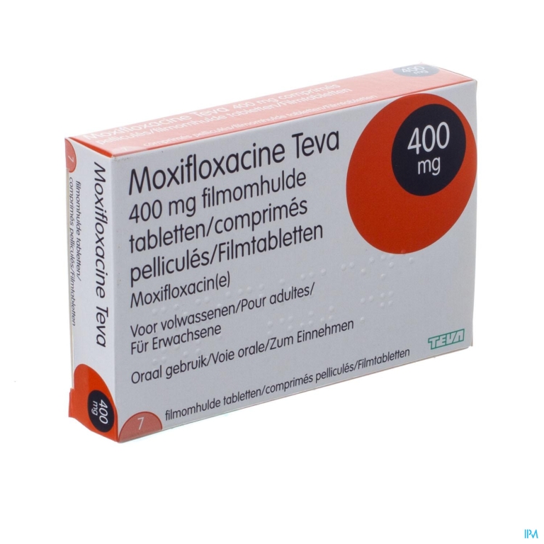 Moxifloxacine Teva 400mg Filmomh Tabl 7