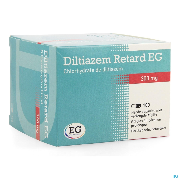 Diltiazem Retard EG 300Mg Caps 100X300Mg