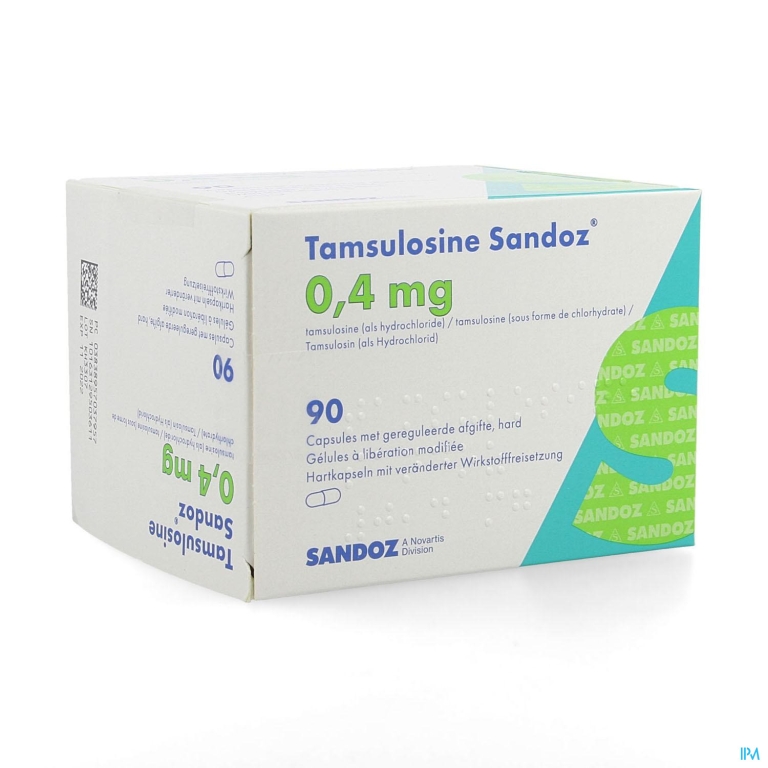 Tamsulosine Sandoz 0,4mg Gereg.afg. Caps 90×0,4mg