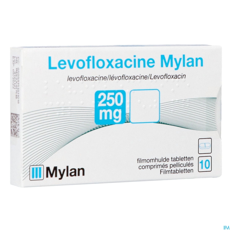 Levofloxacine Mylan Comp 10 X 250mg