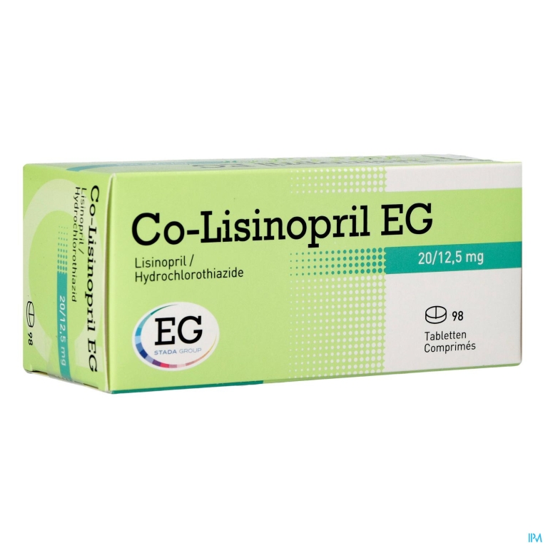 Co Lisinopril EG 20/12,5 Mg Tabl 98