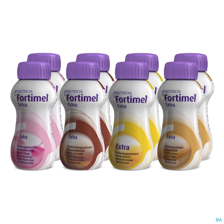 Fortimel Extra Mixed Multipack Flesjes 8x200ml