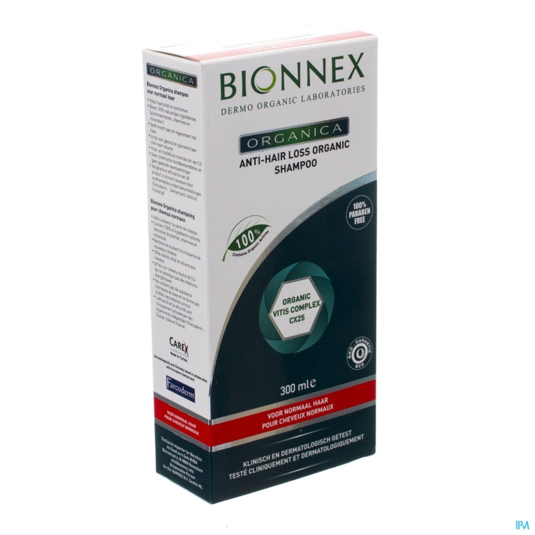 Bionnex Organica A/hair Loss Sh Normaal Haar 300ml