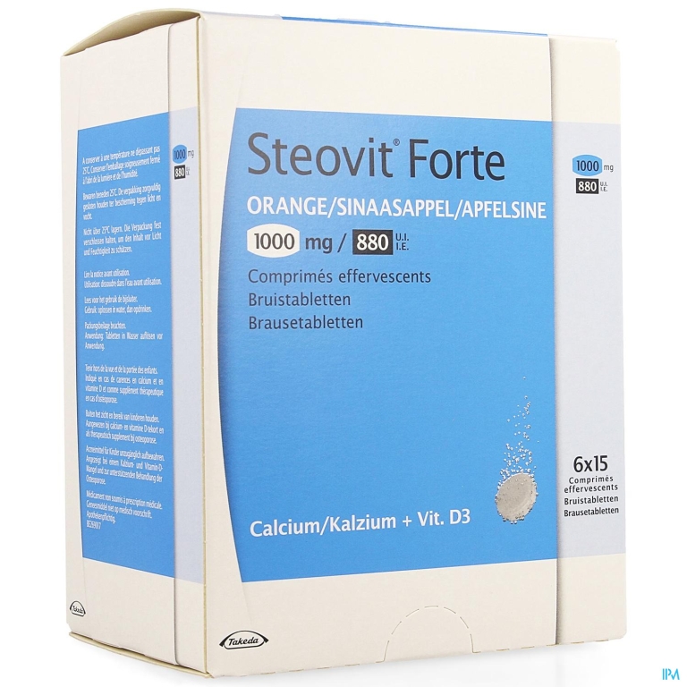 Steovit D3 1000mg/880ie Bruistabl 90