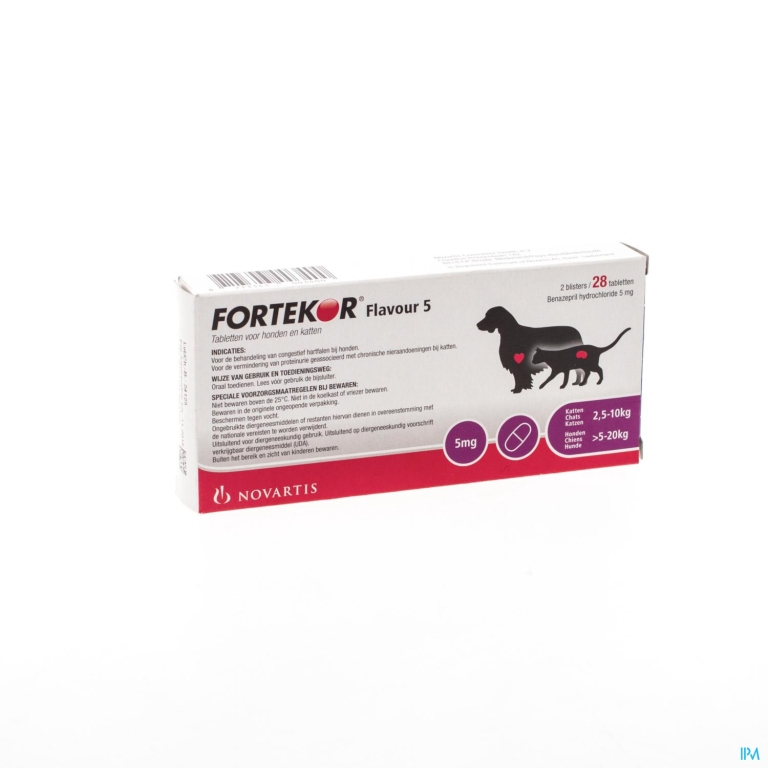 Fortekor Flavour 5mg Tabl 2x14x 5,0mg