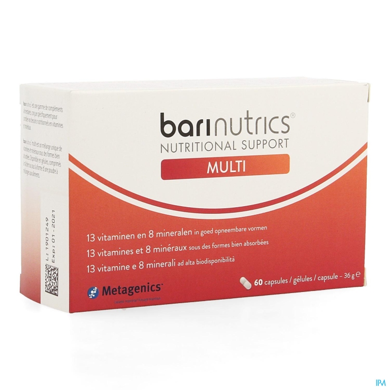 Barinutrics Multi Caps 60 25425 Metagenics