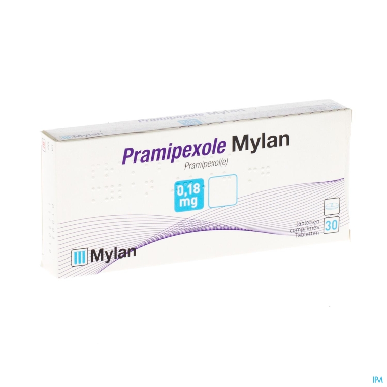 Pramipexole Mylan 0,18mg Tabl 30