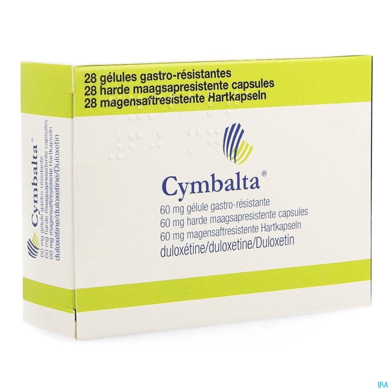 Cymbalta 60mg Pi Pharma Harde Maagsapresist Caps28