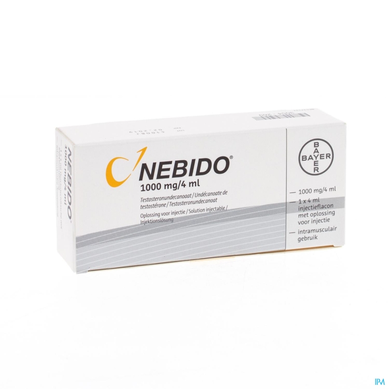 Nebido 1000mg/4ml Sol Inj 1 Fl