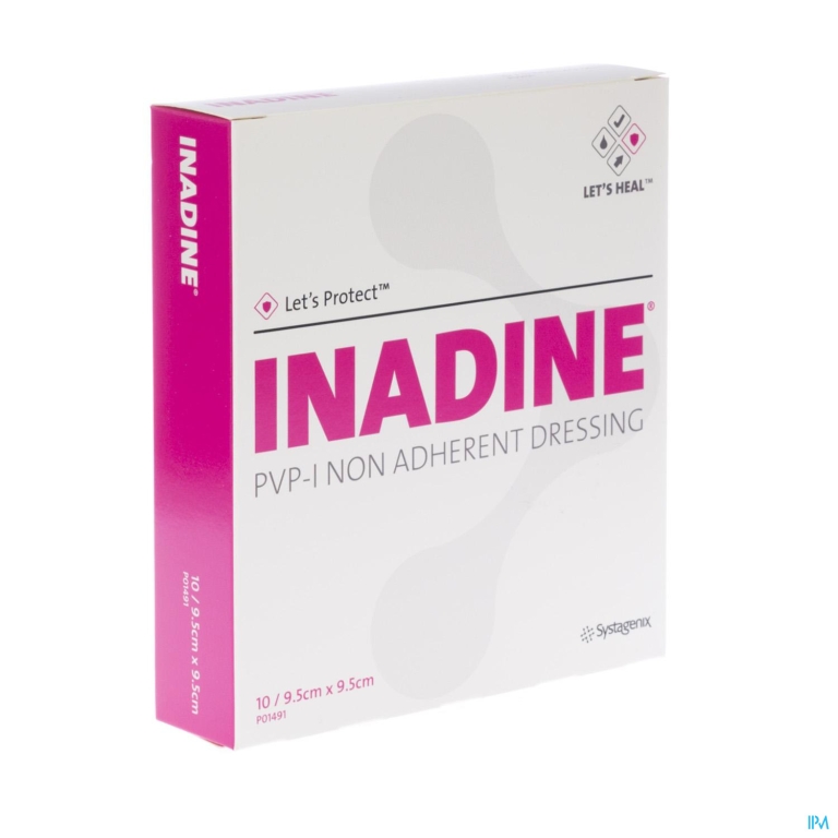 Inadine Kp Doordr. 9,5x 9,5cm 10 P01491