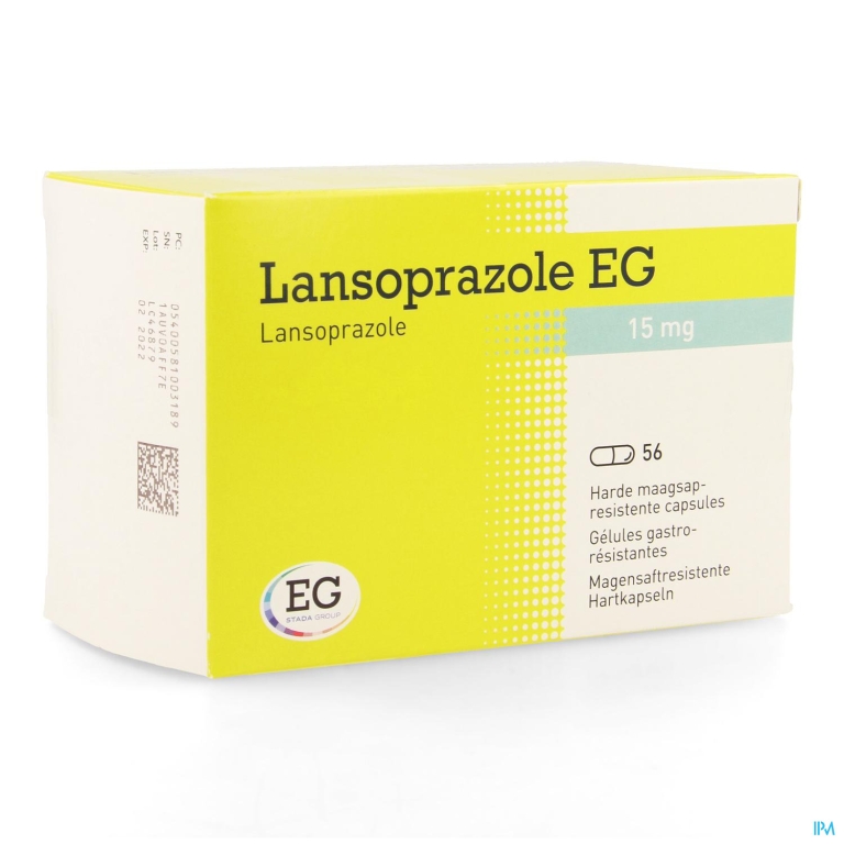 Lansoprazole EG 15 Mg Caps 56 X 15 Mg