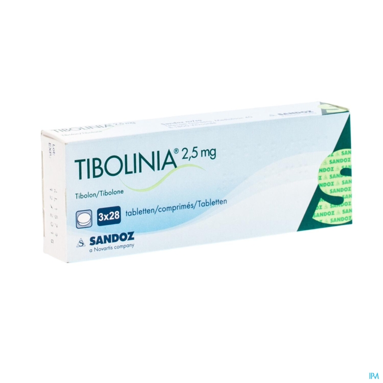 Tibolinia 2,5mg Sandoz Tabl 3 X 28