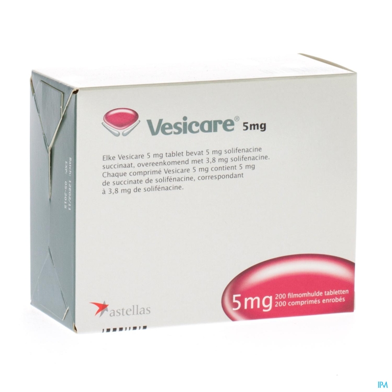 Vesicare Tabl 200 X 5mg