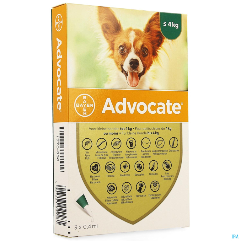 Advocate Spot On Opl Kleine Hond <4kg Pipet 3