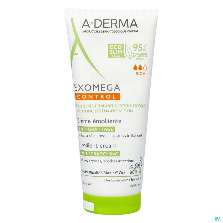 Aderma Exomega Control Creme Emolierend 200ml