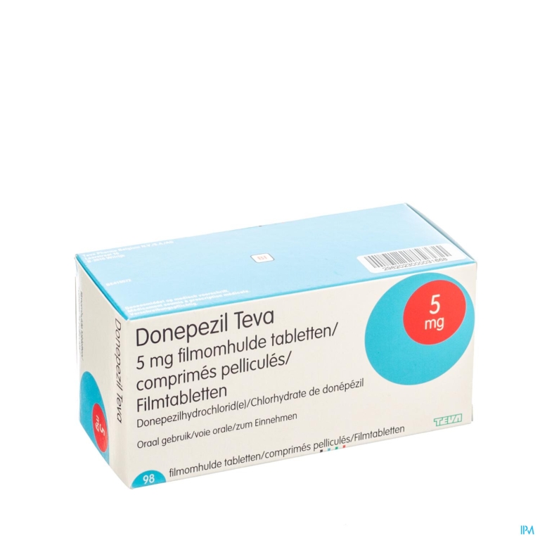 Donepezil Teva 5,0mg Filmomh 98x 5,0mg