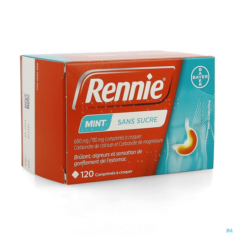 Rennie Zonder Suiker Pastilles 120