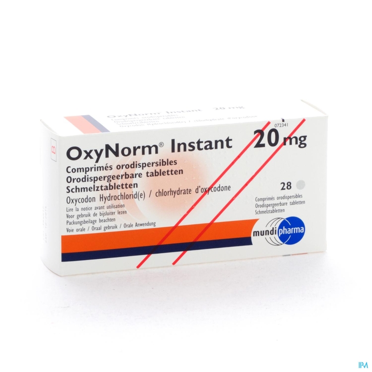 Oxynorm Instant Tabl 28 X 20mg