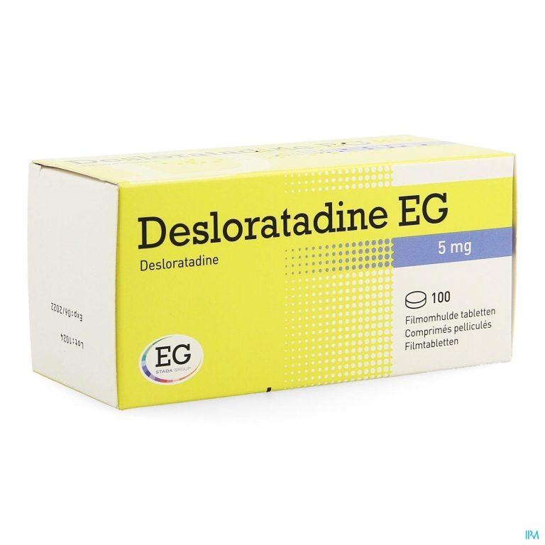 Desloratadine EG  5 Mg Filmomh Tabl 100 X  5 Mg