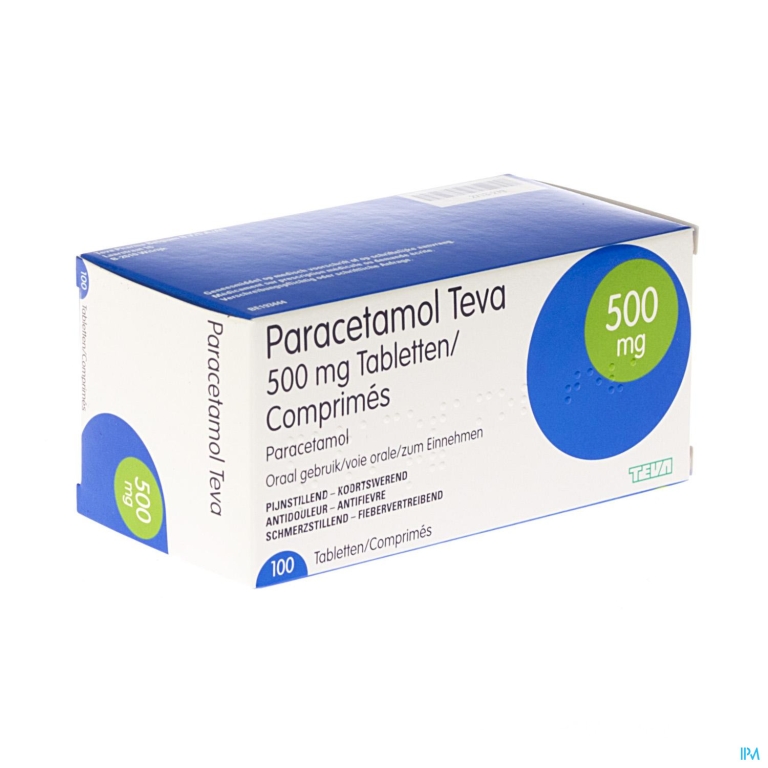 Paracetamol Teva (paraphar) 500mg Tabl 100