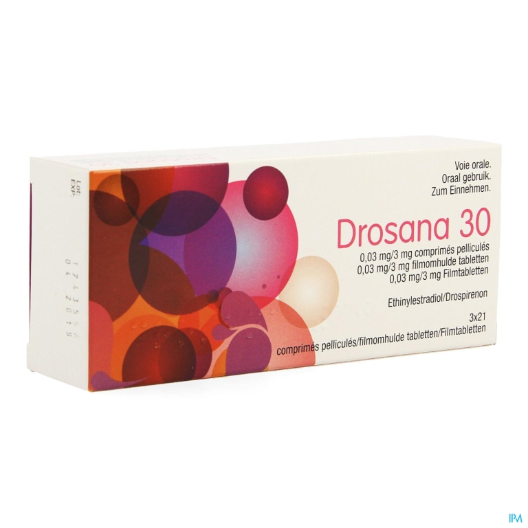 Drosana 30 0,03mg/3mg Filmomh Tabl 3 X 21