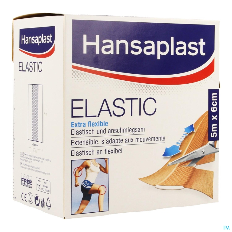 Hansaplast Elastic 6cmx5m 0268600